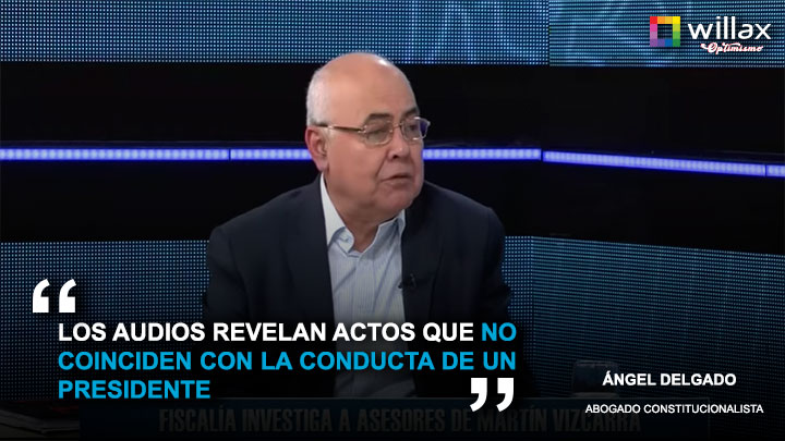 Ángel Delgado: "Los audios revelan actos que no coinciden con la conducta de un presidente"