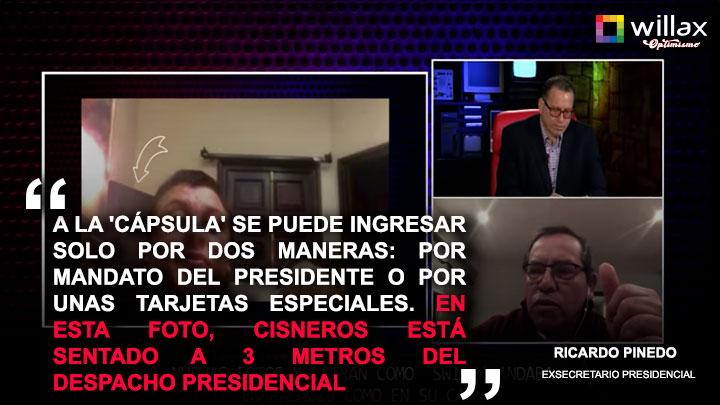 Ricardo Pinedo: "A la cápsula solo se puede ingresar de dos maneras"