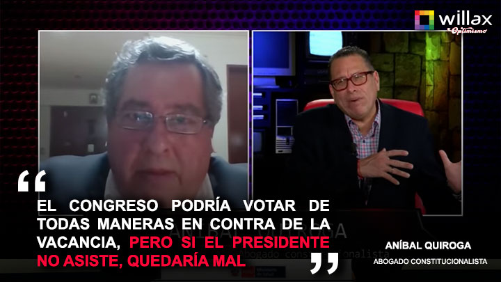 Aníbal Quiroga: "Si el presidente no asiste al Congreso, quedaría mal"