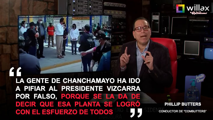 Phillip Butters: "La gente de Chanchamayo a ido a pifiar al presidente Vizcarra"