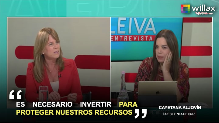 Cayetana Aljovín: “Es necesario invertir para proteger nuestros recursos”