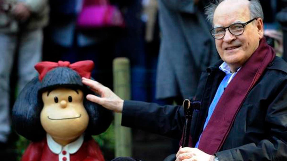 Falleció Quino, el creador de Mafalda