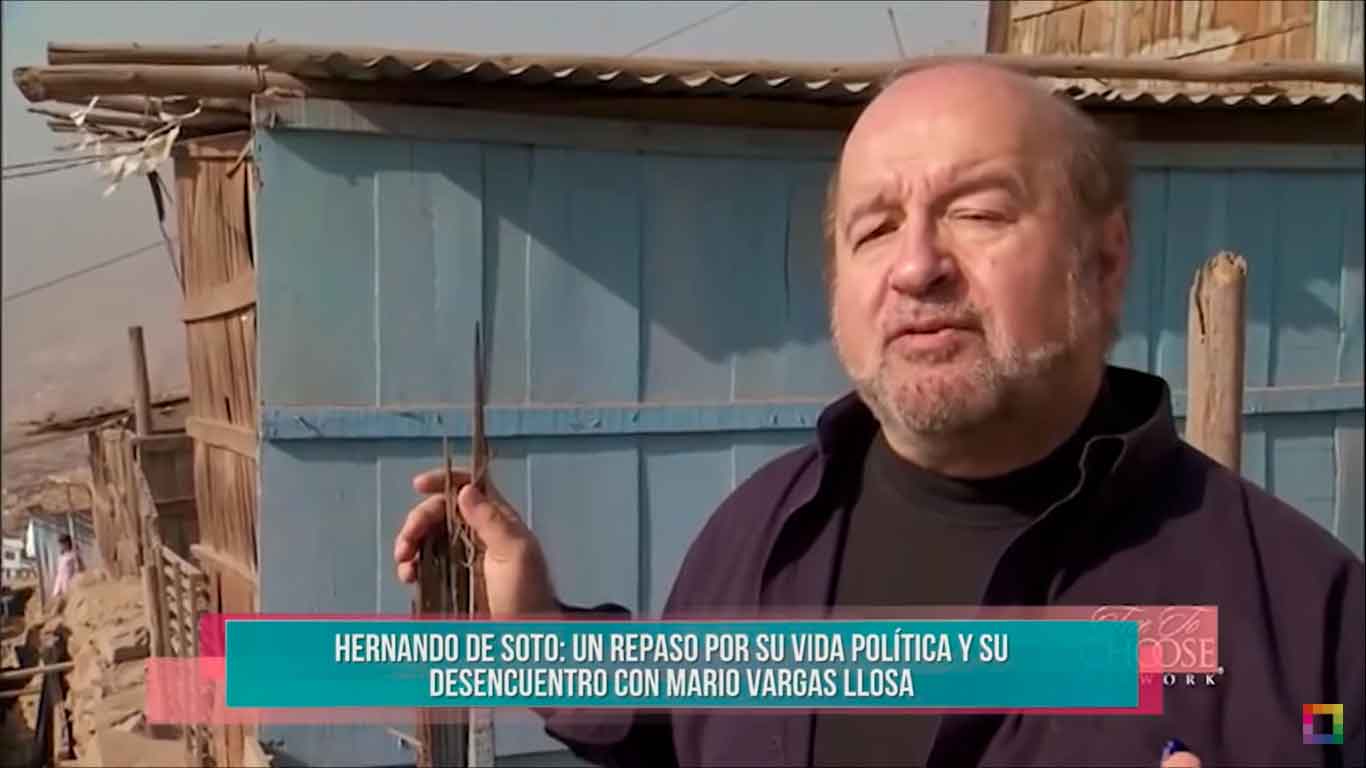 Hernando de Soto: Un repaso por su vida política y su desencuentro con Mario Vargas Llosa