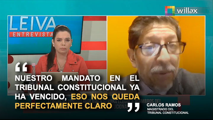 Carlos Ramos: "Nuestro mandato en el Tribunal Constitucional ya ha vencido"