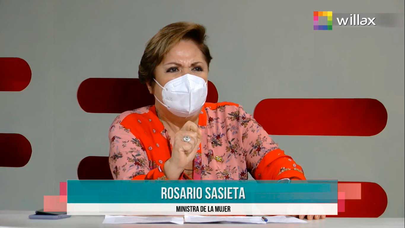 Portada: Ministra de la Mujer, Rosario Sasieta, confiesa que fue víctima de acoso sexual