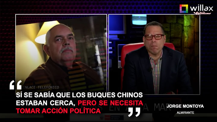 Almirante Jorge Montoya: "Sí se sabía que los buques chinos estaban cerca"