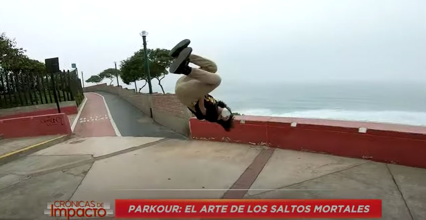 Portada: Parkour: El arte de los saltos mortales