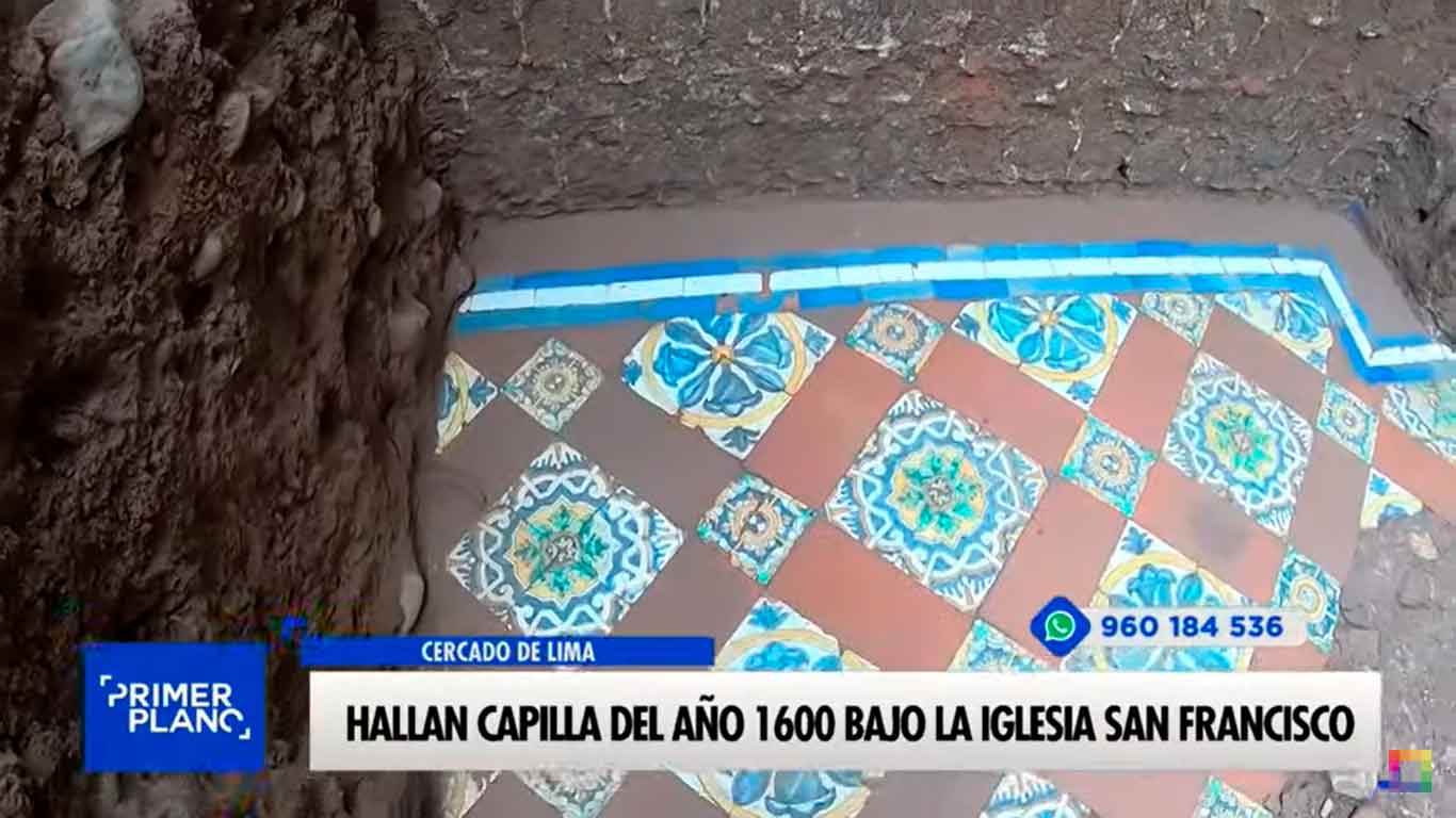 Portada: Hallan capilla de año 1,600 bajo la Iglesia San Francisco