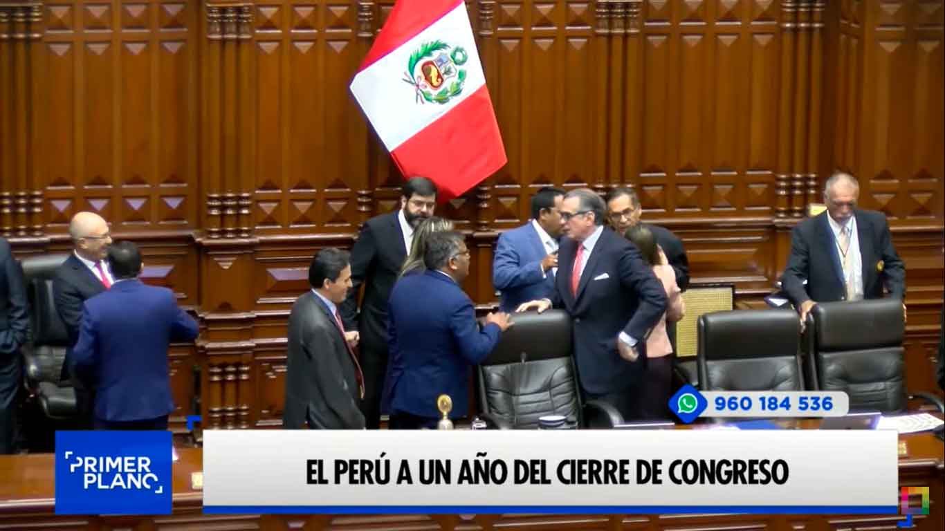 El Perú a un año del cierre del Congreso