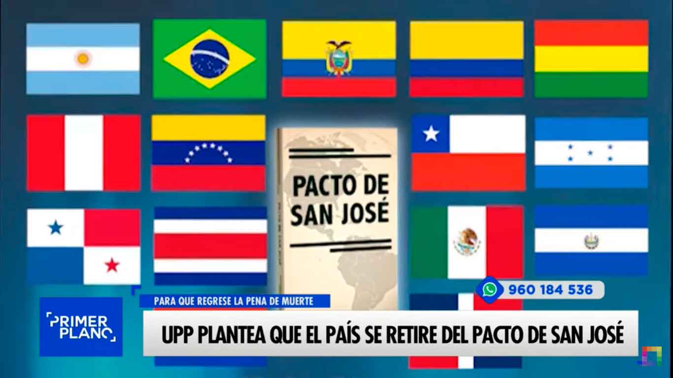 Portada: UPP plantea que el país se retire del Pacto de San José
