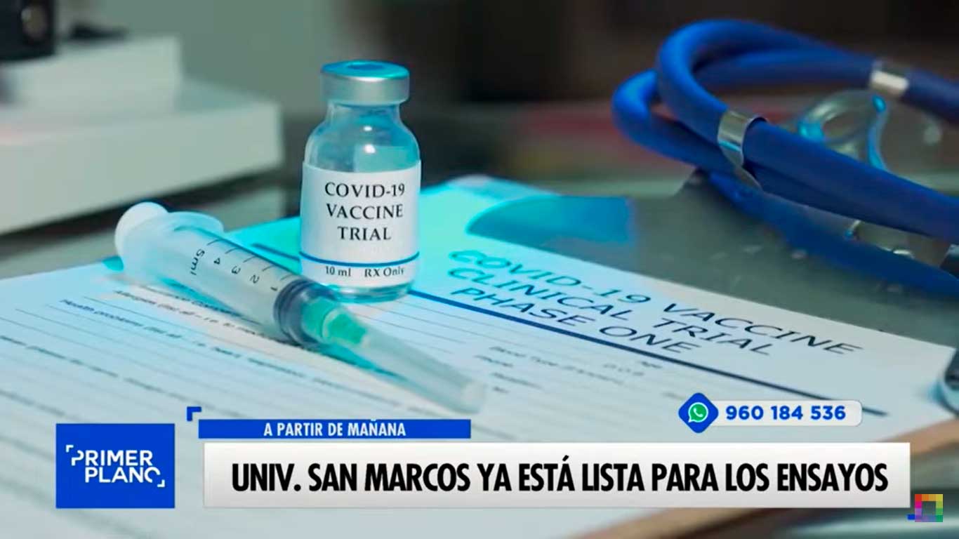 Univ. San Marcos ya está lista para los ensayos clínicos