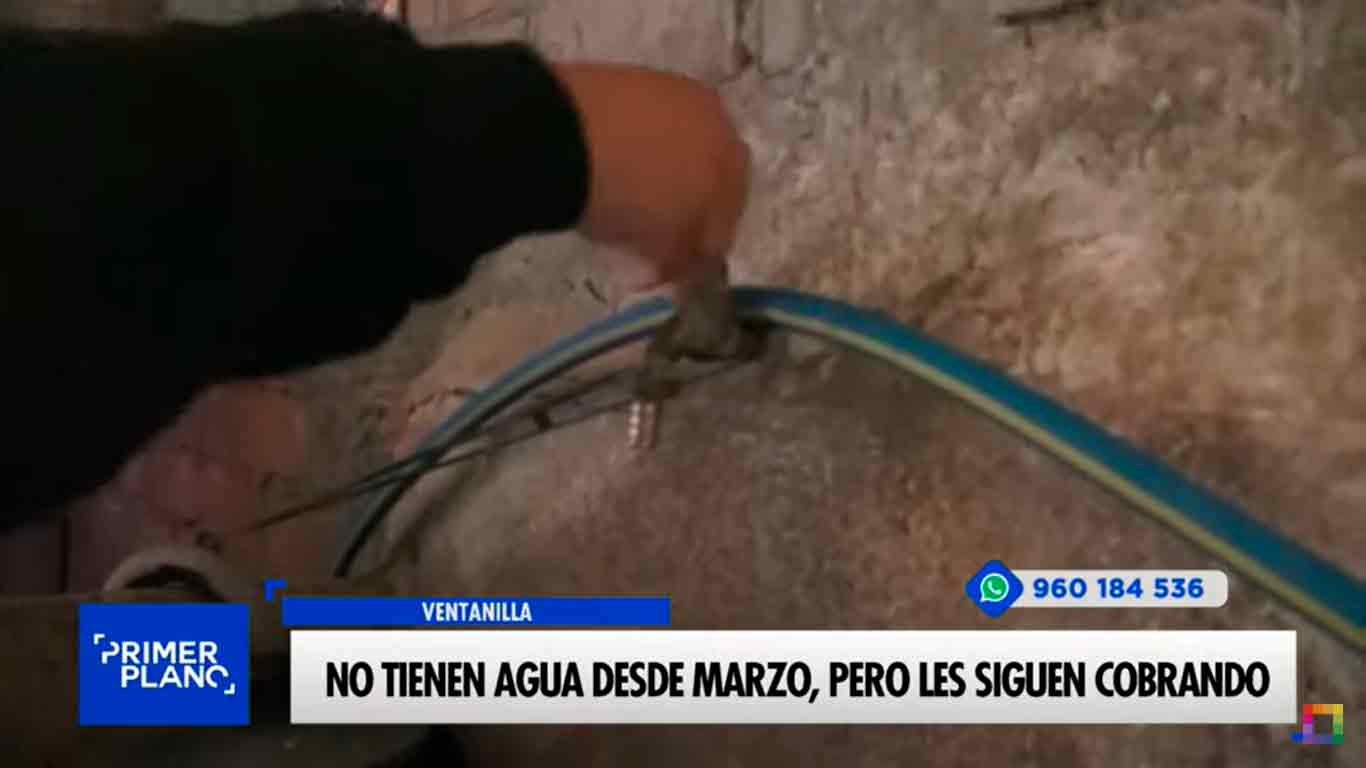 Portada: No tienen agua desde marzo y siguen pagando