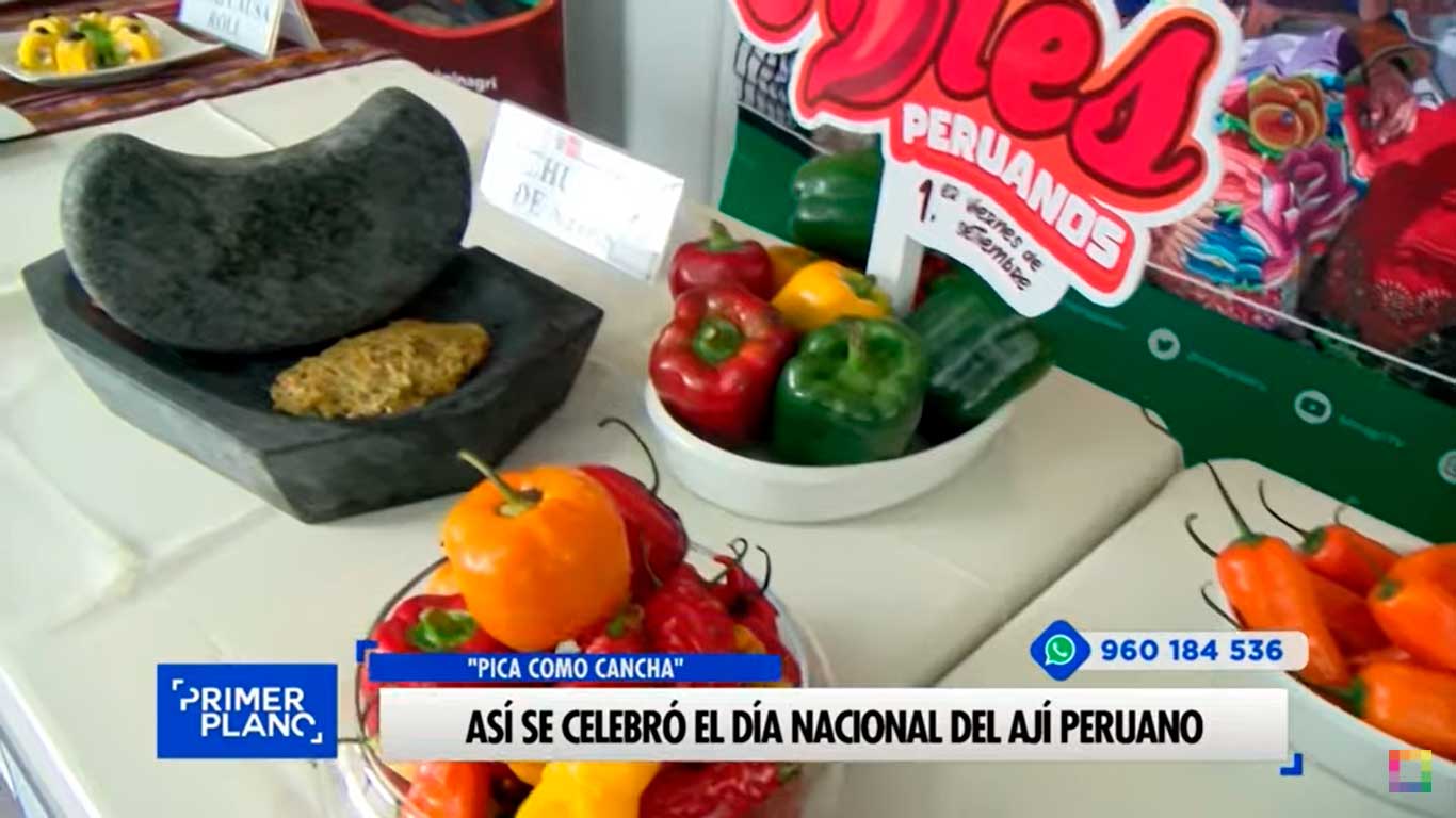 Portada: Así se celebró el día nacional del ají peruano