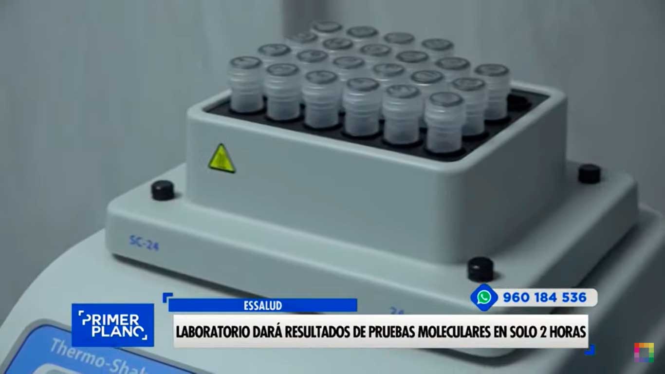 Portada: Laboratorio dará resultados de pruebas moleculares en solo 2 horas