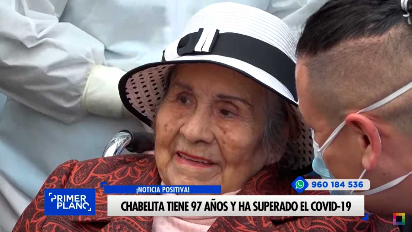 Portada: Chabelita tiene 97 años y ha superado el Covid-19