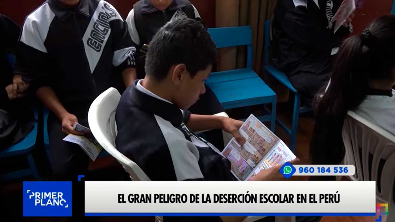 Portada: El gran peligro de la deserción escolar en el Perú