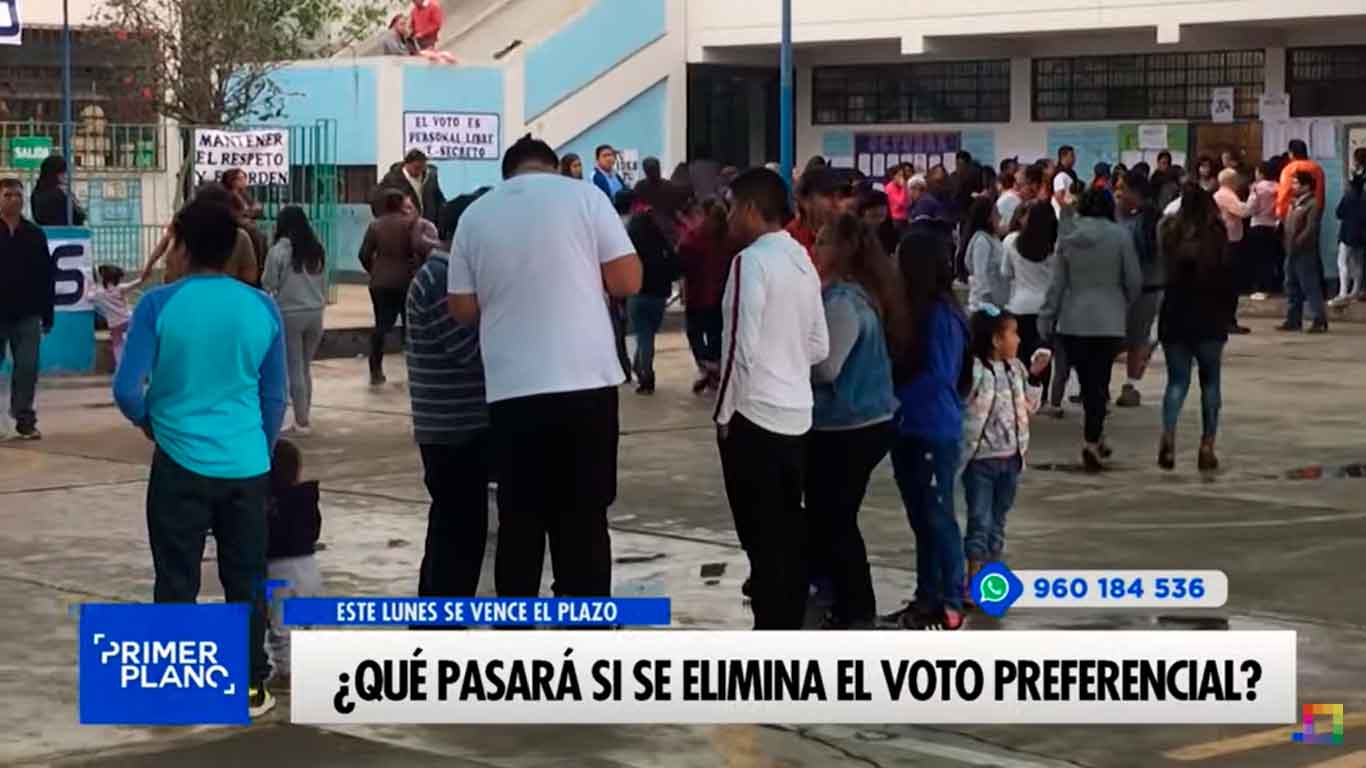 ¿Qué pasará si se elimina el voto preferencial?