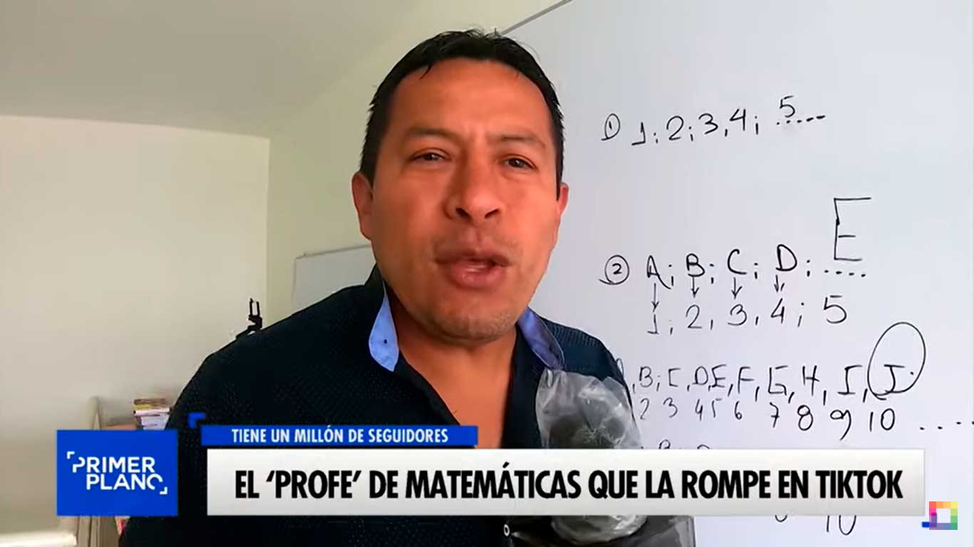 El profe de matemática que la rompe en TikTok