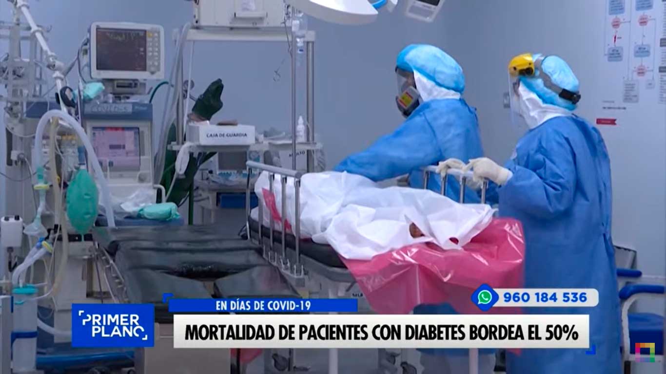 Portada: Mortalidad de pacientes con diabetes bordea el 50%