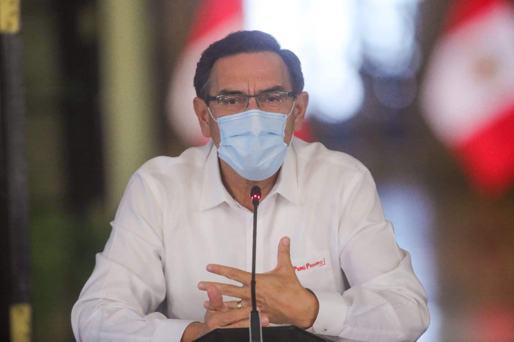 Portada: Martín Vizcarra: "Todavía faltan meses para tener la vacuna"