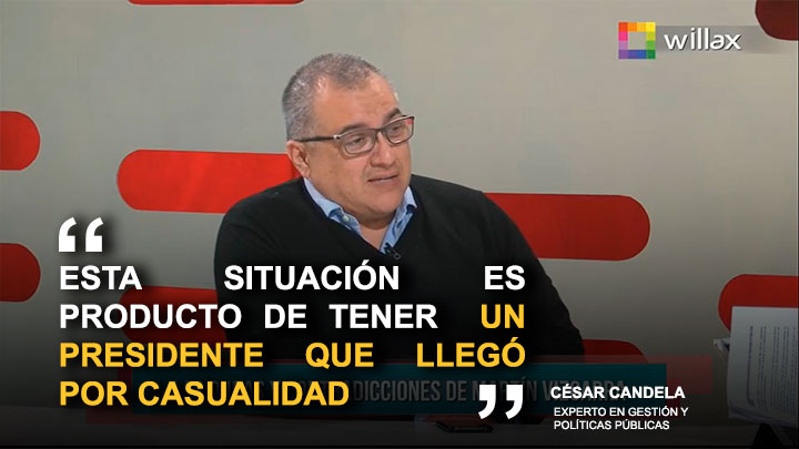 César Candela: "Esta situación es producto de tener un Presidente que llegó por casualidad"