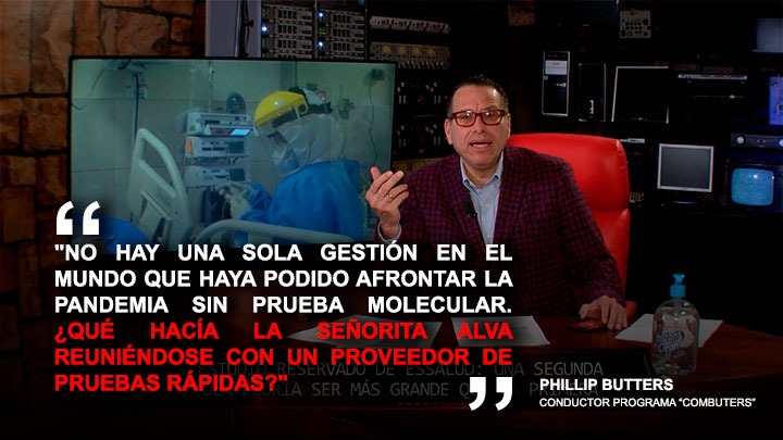 Butters: "No hay una sola gestión en el mundo que haya podido afrontar la pandemia sin prueba molecular"