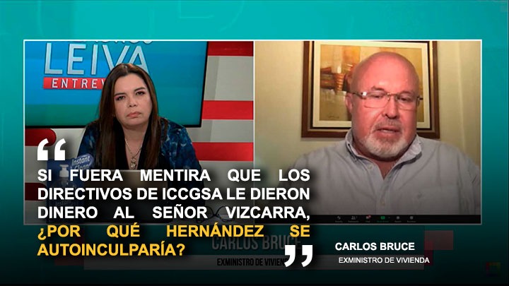 Portada: Carlos Bruce: "Si fuera mentira ¿por qué Hernández se autoculparía?"