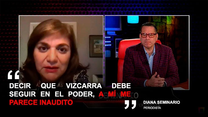 Diana Seminario: "Decir que Vizcarra debe seguir en el poder, me parece inaudito"