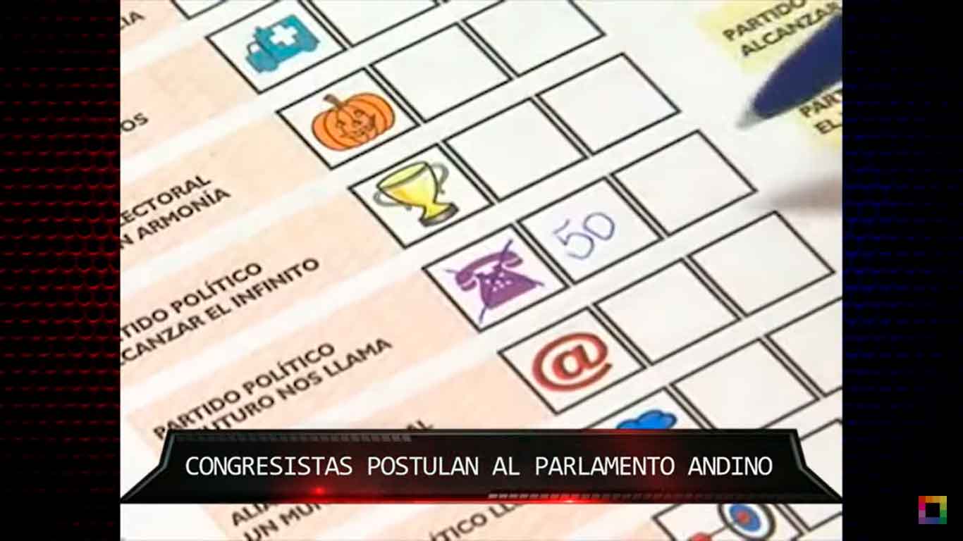 Combutters: Congresistas postulan al Parlamento Andino