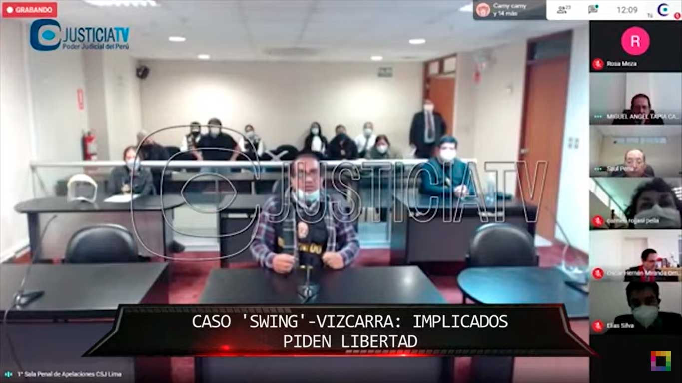 Combutters: Caso Swing-Vizcarra: Implicados piden libertad