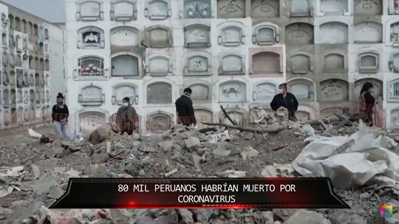 Portada: Combutters: 80 mil peruanos habrían muerto por coronavirus