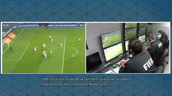 Portada: Perú vs Brasil: Conmebol reveló los audios del VAR en jugadas polémicas