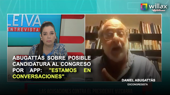 Daniel Abugattás sobre posible candidatura al Congreso por APP: "Estamos en conversaciones"