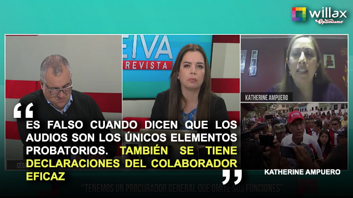 Ampuero: "Es falso cuando dicen que los audios son los únicos elementos probatorios"