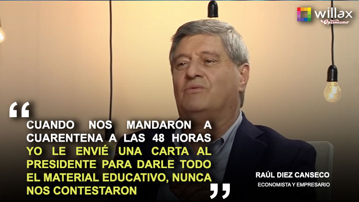 Diez Canseco: "Quería brindar material educativo de forma gratuita, pero nunca me contestó el presidente"