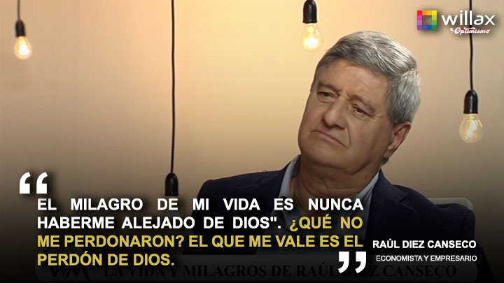 Diez Canseco: "El milagro de mi vida es nunca haberme alejado de Dios"