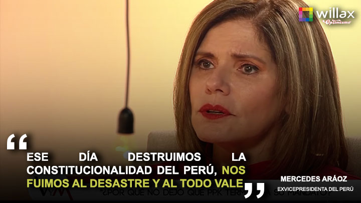 Aráoz sobre disolución del Congreso: "Ese día destruimos la constitucionalidad del Perú"