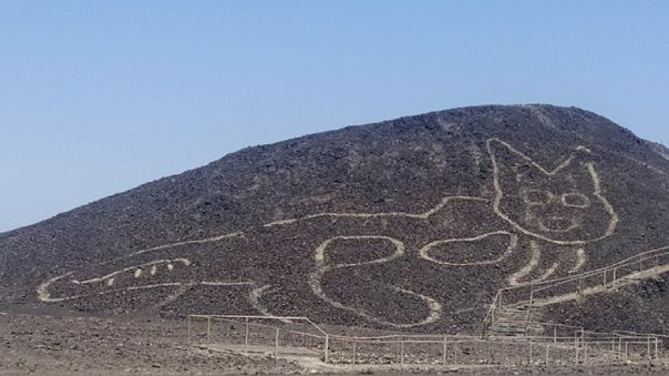 Portada: Conozca la nueva figura de un felino hallada en las Líneas de Nasca