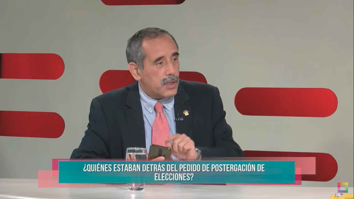 Portada: Ricardo Burga: "Nunca he conversado con el Presidente sobre el tema de la postergación de elecciones"