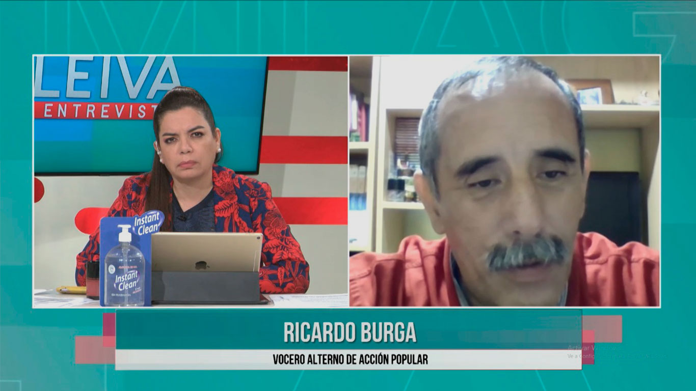 Ricardo Burga: "Vizcarra solo busca la forma de quedarse, porque sabe que se le viene la noche"