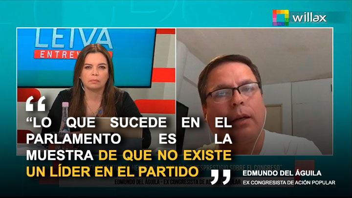 Edmundo del Águila: "Lo que sucede en el Parlamento es la muestra que no existe un líder en el partido"