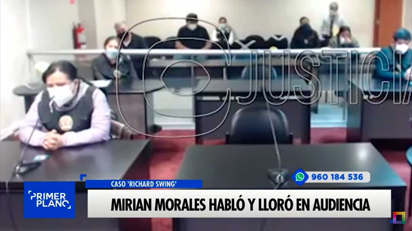 Mirian Morales habló y lloró en audiencia