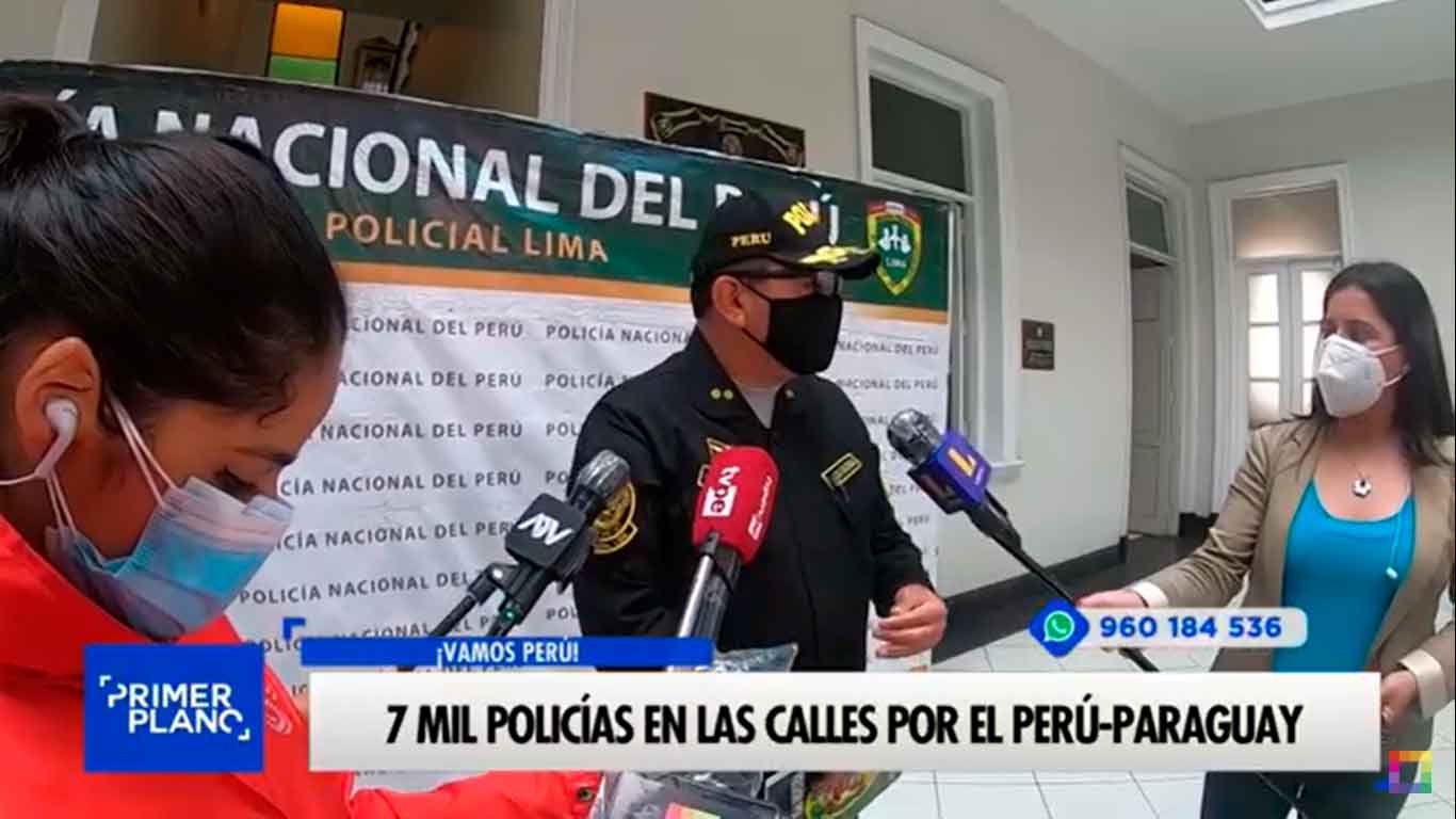 Portada: 7 mil policías en las calles por el Perú- Paraguay