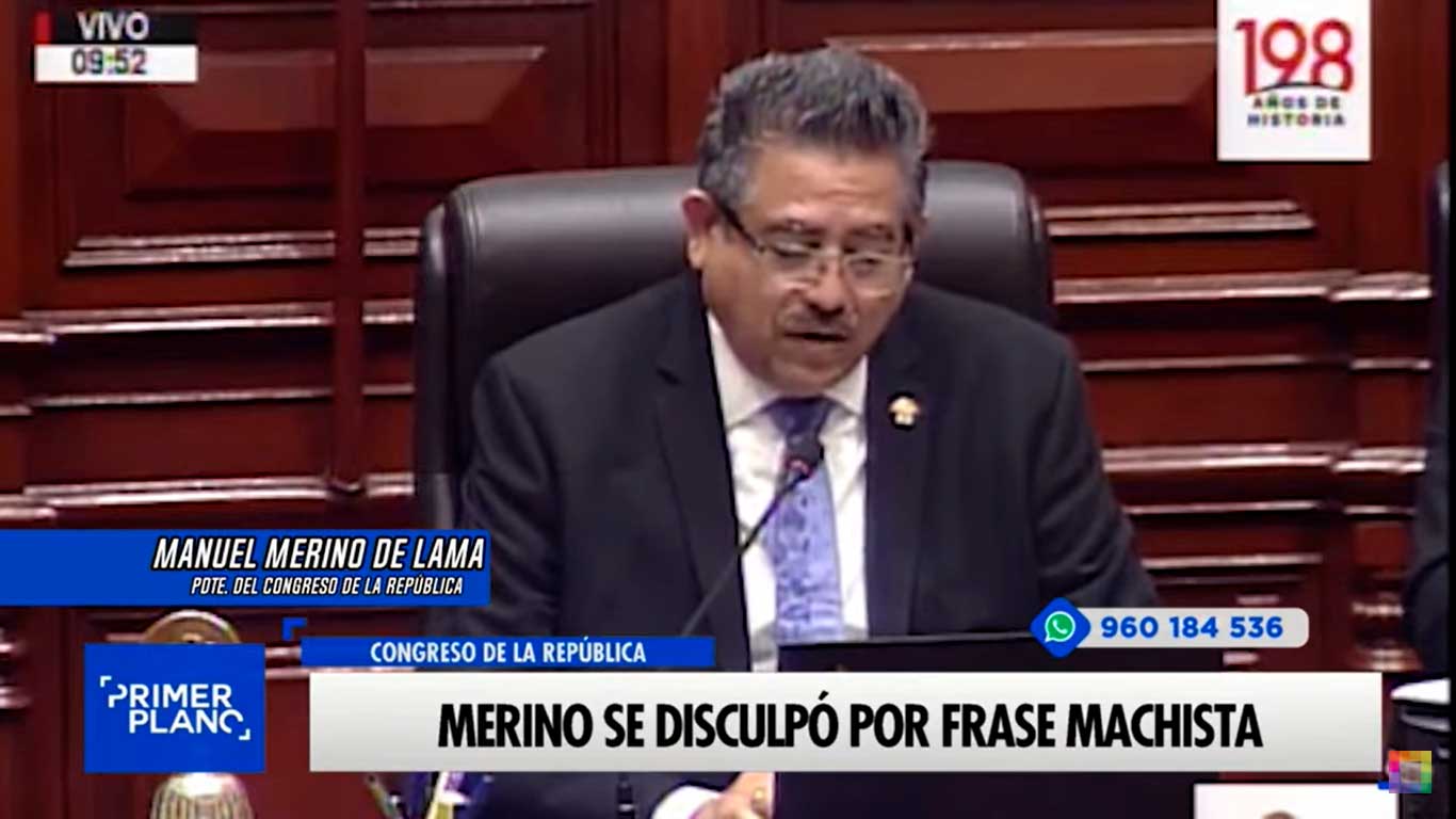 Merino se disculpó por frase machista