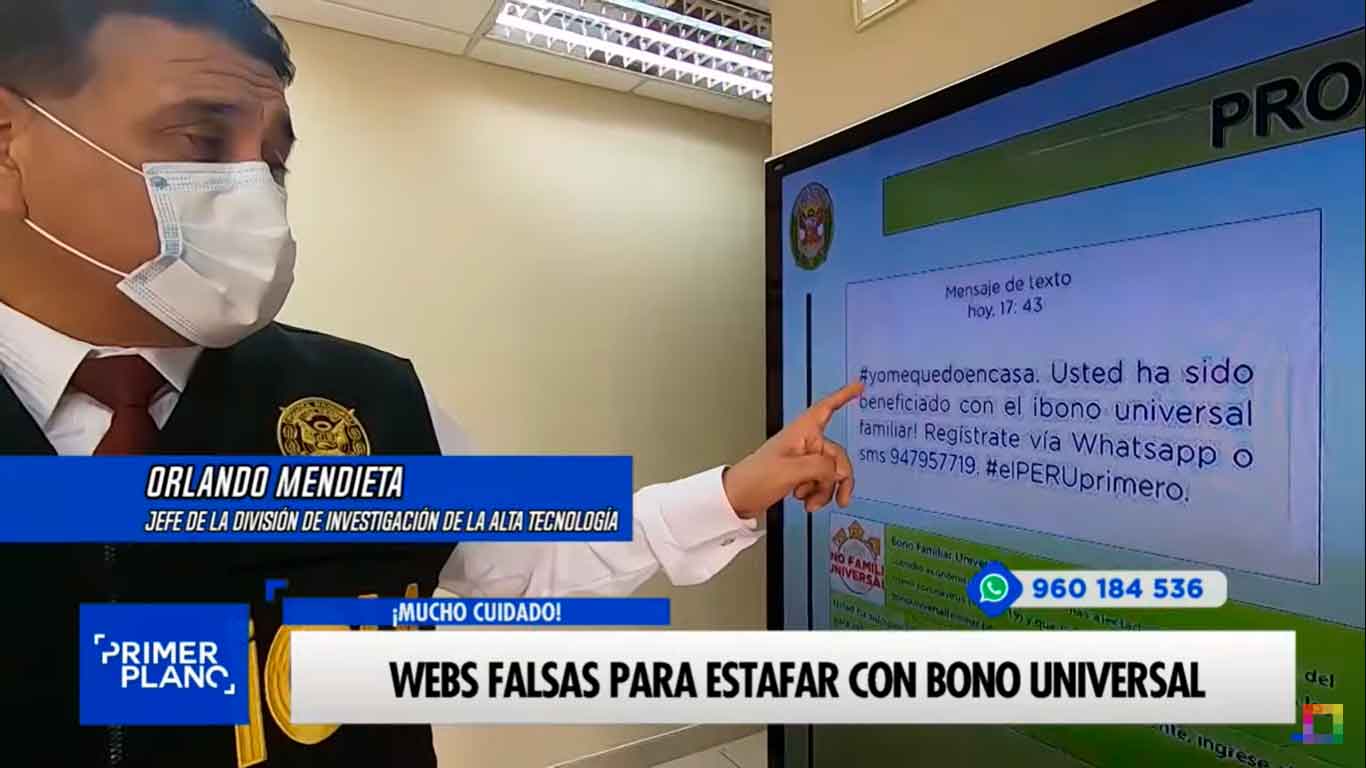 Webs falsas para estafar con bono universal