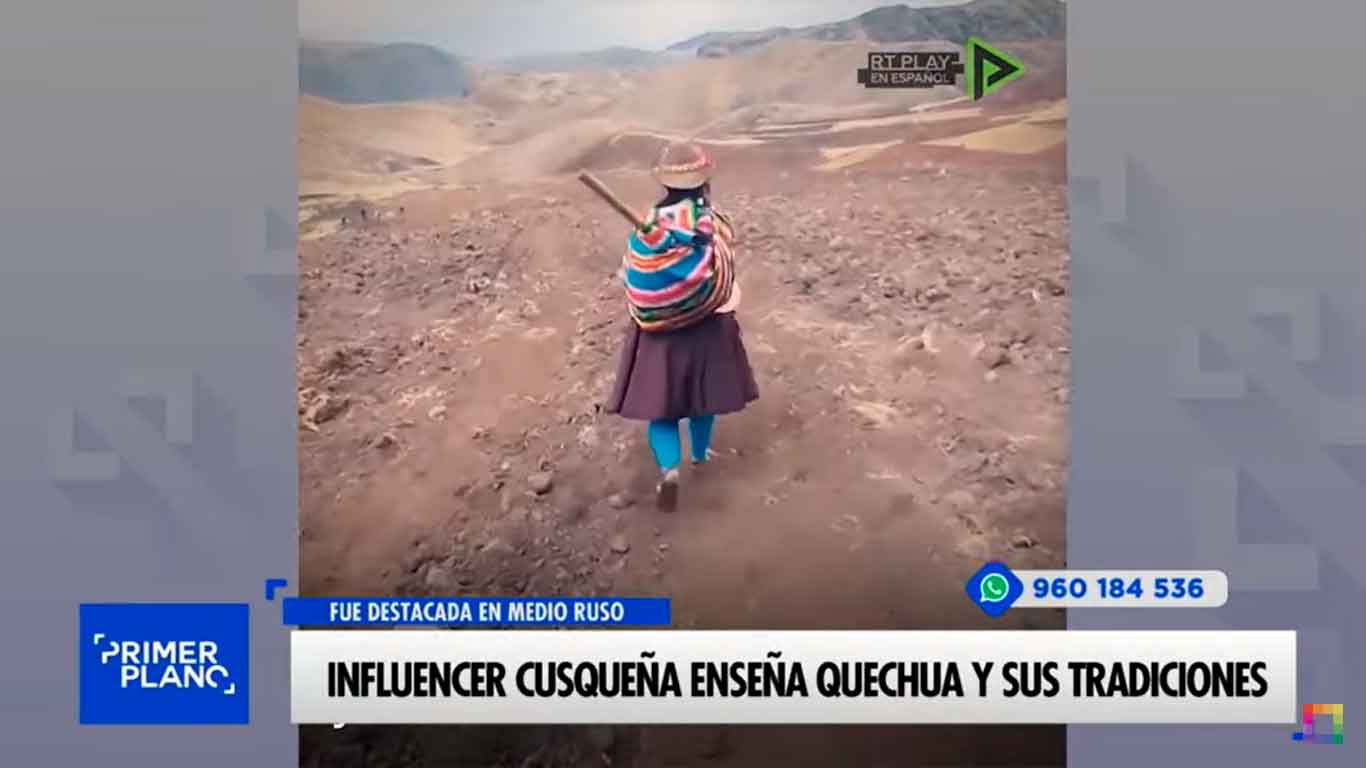 Influencer cusqueña enseña quechua y sus tradiciones
