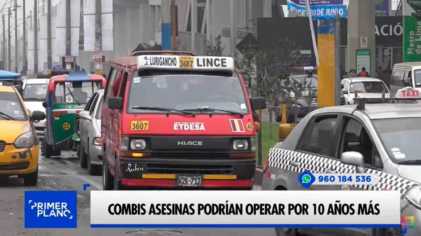 Portada: Combis asesinas podrían operar por 10 años más