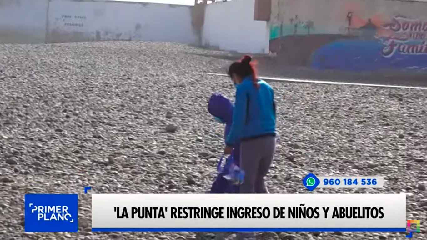 Portada: La Punta restringe ingreso de niños y abuelitos