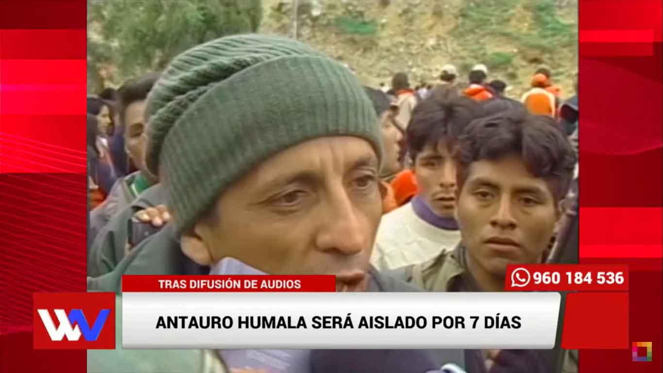 Antauro Humala será aislado por 7 días tras difusión de audios