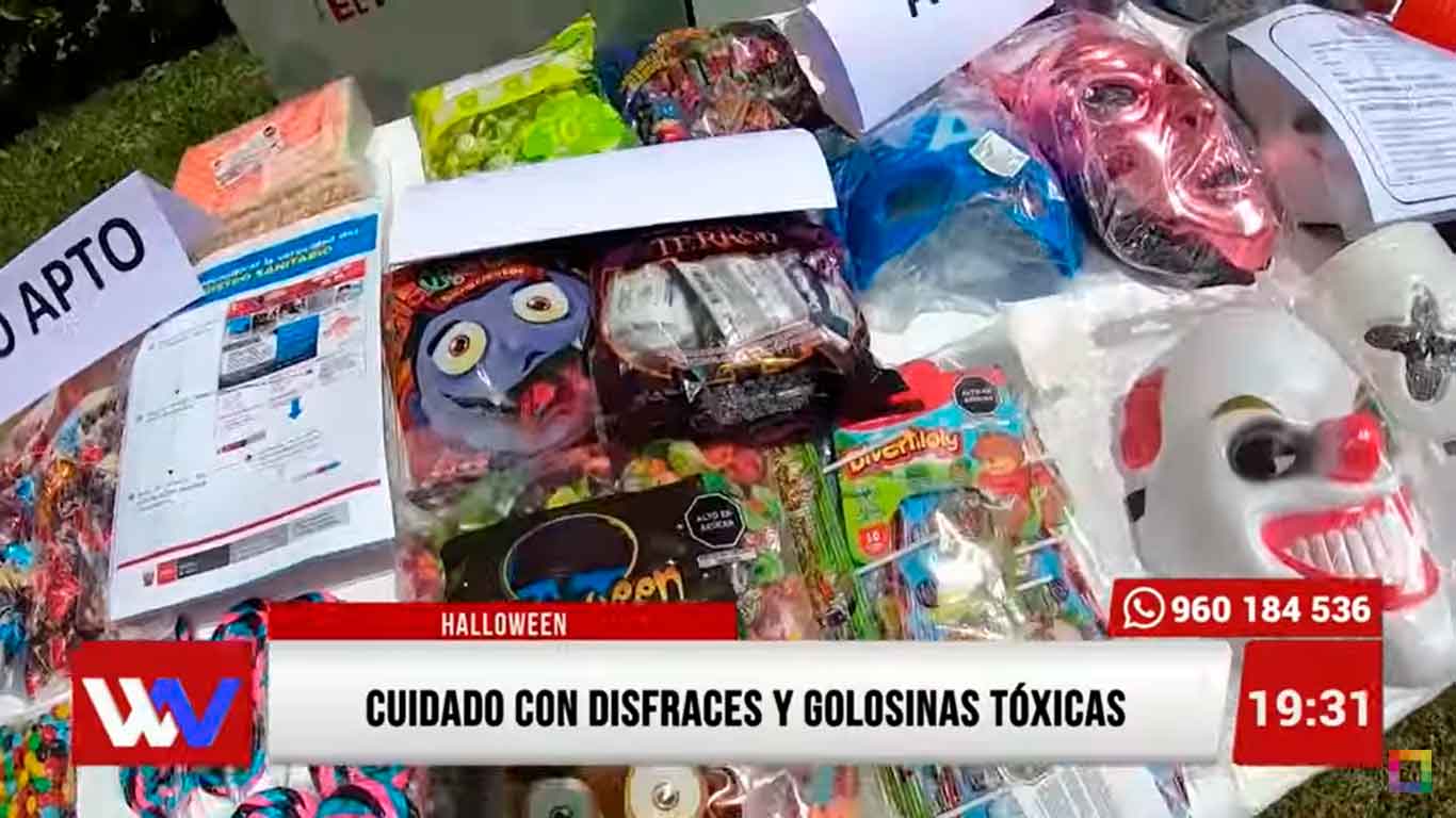 Halloween: Cuidado con disfraces y golosinas tóxicas